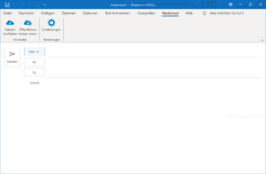 Neue E-Mail in Outlook